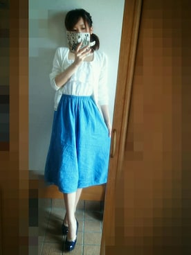 「one way（ワンウェイ）のアイテム（オールインワン・サロペット）」を使った、なりみぃ～さん（レディース・168cm）の夏コーディネート