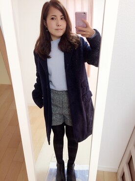 「アイテム（ブーティ）」を使った、reinaさん（レディース・145cm・20代）の秋コーディネート
