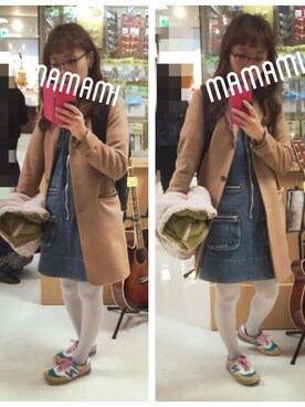 「Marc by Marc Jacobs（マークバイマークジェイコブス）のアイテム（ワンピース）」を使った、mamami＊さん（レディース・153cm）の秋コーディネート