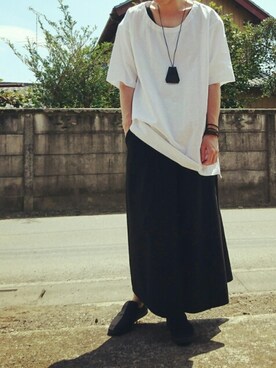 「theSakaki」｜「アイテム（パンツ）」を使った、o.k.さん（メンズ・168cm）の夏コーディネート