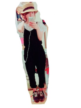 「haco!（ハコ）のアイテム（つなぎ/オールインワン）」を使った、_________miichanさん（レディース・151cm）の夏コーディネート