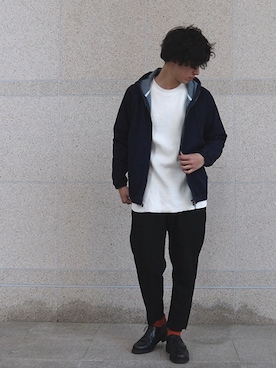 「bukht（ブフト）のアイテム」を使った、toit（メンズ）店長 Yu-Taさん（メンズ・170cm）の夏コーディネート