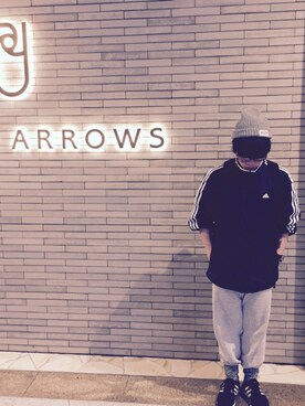 「アイテム（ジャージ）」を使った、Daiさん（メンズ・164cm・10代）の冬コーディネート