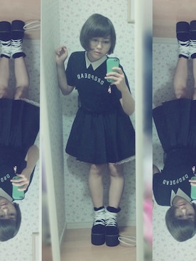 「DROP DEAD（ドロップデッド）のアイテム」を使った、coyuki✴︎さん（レディース・152cm）の冬コーディネート