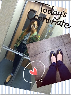 「ウエストイン」｜「アイテム（ミリタリージャケット）」を使った、𝕄𝕀ℤ𝕌ℍ𝕆@アラサーちゃんさん（レディース・157cm）の秋コーディネート