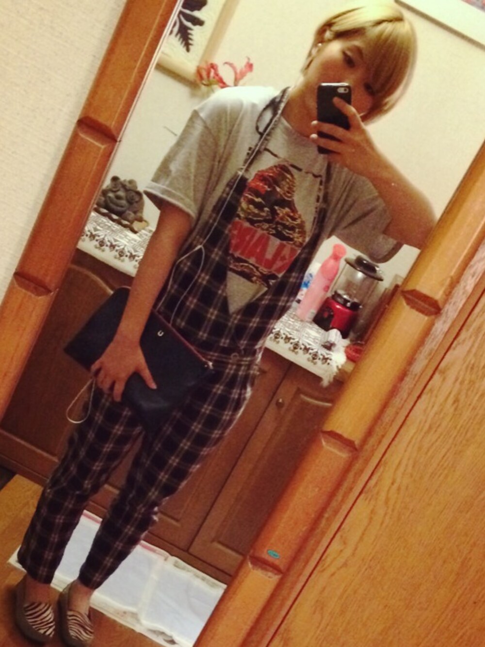 「#オールインワン」｜「XLARGEのTシャツ（Tシャツ/カットソー、グレー系）」を使った、コマツナさん（レディース・160cm）の夏コーディネートの1枚目の写真