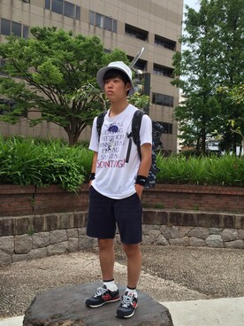 あべこさん（メンズ・165cm）の夏コーディネート