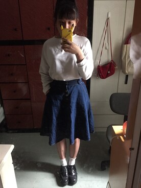 「厚底」｜MoonYangYangさん（レディース・166cm）の春コーディネート