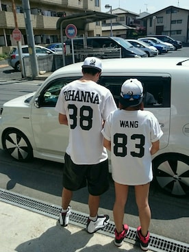 「non trouveのアイテム（トップス、ホワイト系）」を使った、sayakaさん（レディース・154cm）の春コーディネート