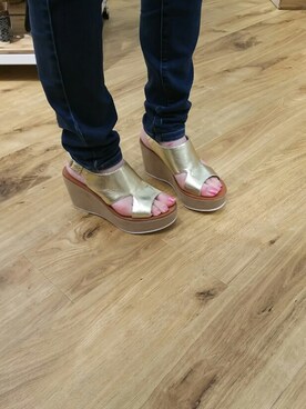 「enchanted（エンチャンテッド）のアイテム」を使った、chikaさん（レディース・155cm）の夏コーディネート