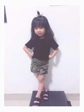 「ALA（アラ）のアイテム」を使った、流氓兔mimi-さん（キッズ・100cm）の夏コーディネート