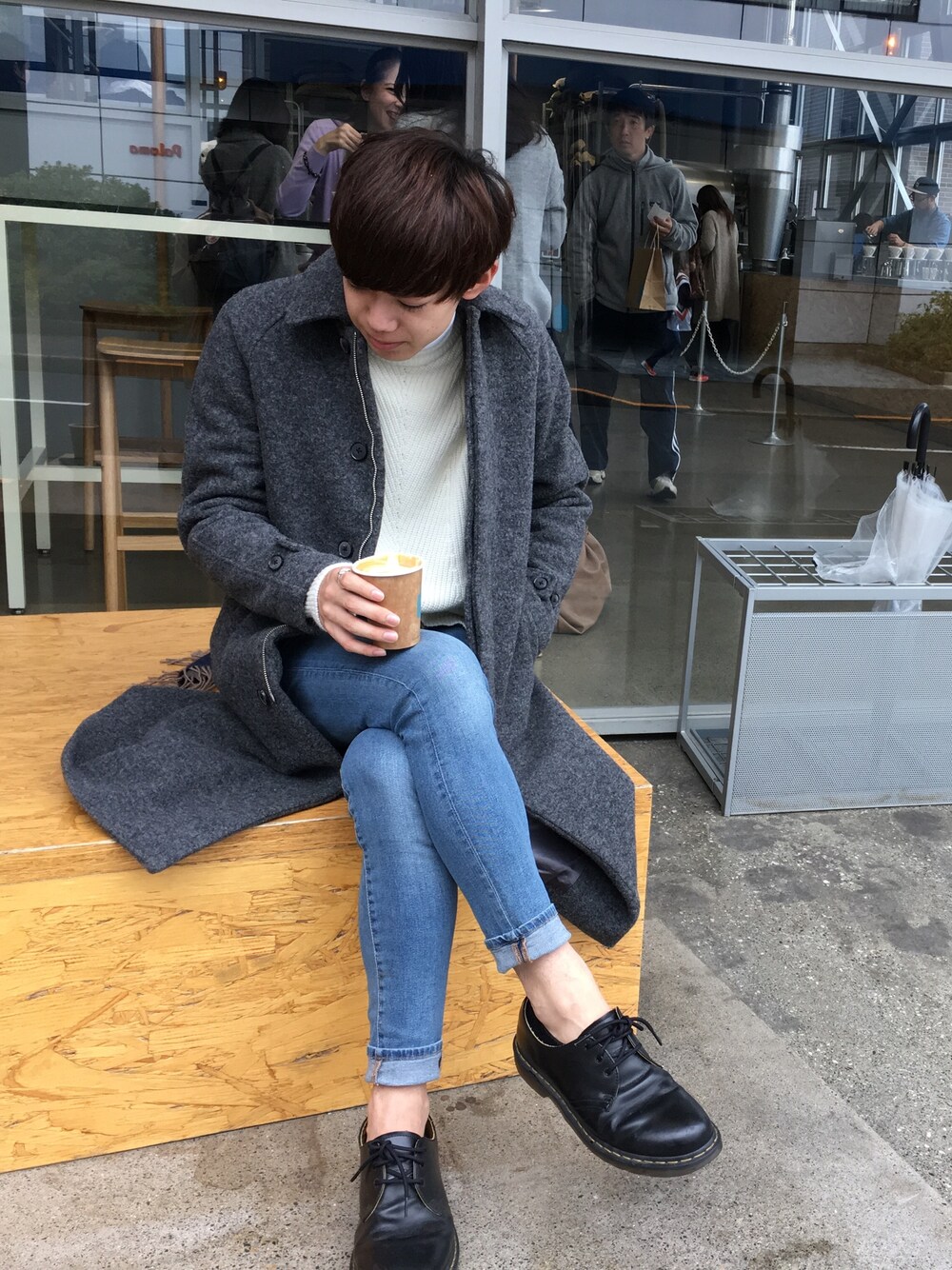 Ryo｜UNITED TOKYOのステンカラーコートを使ったコーディネート - WEAR