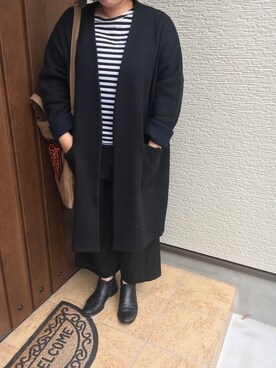「SKOOKUM（スクーカム）のアイテム」を使った、kuniko010さん（レディース・165cm）の秋コーディネート
