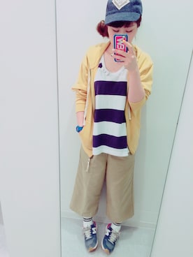 「skirt」｜「アイテム（キャップ）」を使った、はむたろさん（レディース・161cm）の秋コーディネート