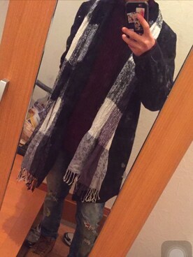 「EDWIN（エドウィン）のアイテム（ブーツ）」を使った、あっきー99さん（メンズ・168cm）の冬コーディネート