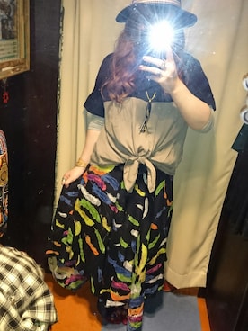 「チャイハネ（チャイハネ）のアイテム（ニットキャップ/ビーニー）」を使った、erikamkamさん（レディース・154cm）の冬コーディネート