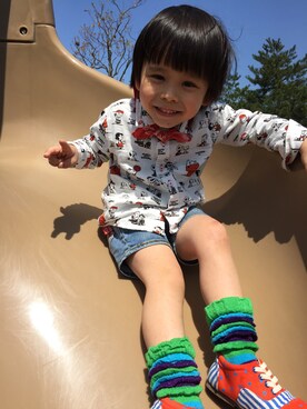 こたろーさん（キッズ・100cm）の春コーディネート