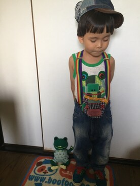 こたろーさん（キッズ・100cm）の夏コーディネート