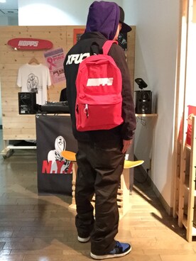 「HOPPS（ホップス）のアイテム」を使った、N.Y.A STOREさん（メンズ・170cm）の秋コーディネート