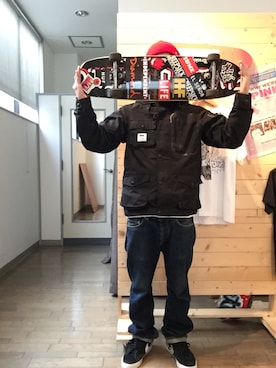 「5BORONYC（ファイブボロ）のアイテム」を使った、N.Y.A STOREさん（メンズ・170cm）の冬コーディネート