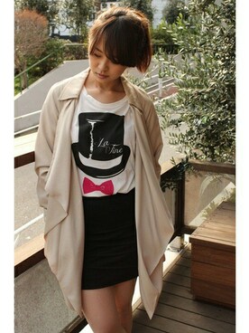 LIMITLESS LUXURY本社スタッフさん(レディース・163cm)の春コーディネート