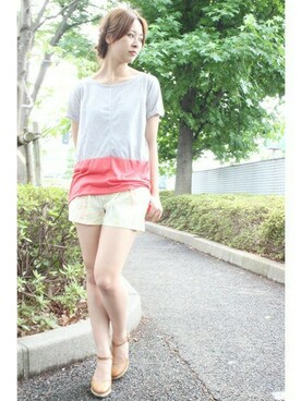 LIMITLESS LUXURY本社スタッフさん(レディース・163cm)の夏コーディネート