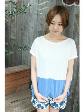 LIMITLESS LUXURY本社スタッフさん（レディース・163cm）の夏コーディネート