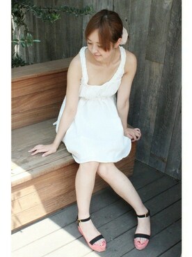 LIMITLESS LUXURY本社スタッフさん（レディース・163cm）の夏コーディネート