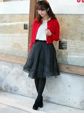 LIMITLESS LUXURY本社スタッフさん（レディース・164cm）の冬コーディネート