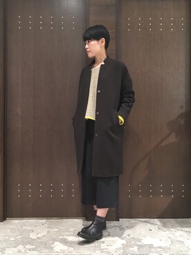 「NOMBRE IMPAIR（ノンブルアンペール）のアイテム（その他アウター）」を使った、nishimura.さん（レディース・160cm）の秋コーディネート
