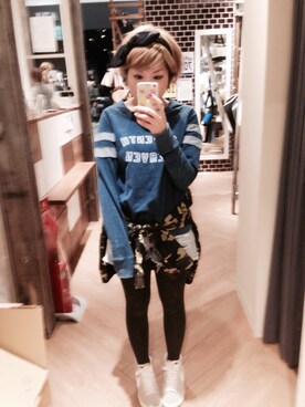 「ANOTHER BRANCH（アナザーブランチ）のアイテム（ジャケット/アウター）」を使った、♡ai♡さん（レディース・147cm）の春コーディネート