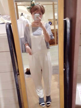 「ANOTHER BRANCH（アナザーブランチ）のアイテム（パンツ）」を使った、♡ai♡さん（レディース・147cm）の春コーディネート