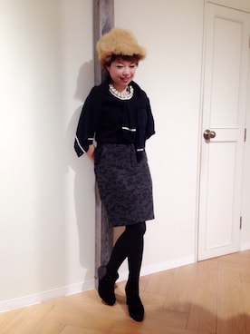 「ANOTHER BRANCH（アナザーブランチ）のアイテム（スカート）」を使った、♡ai♡さん（レディース・148cm）の秋コーディネート
