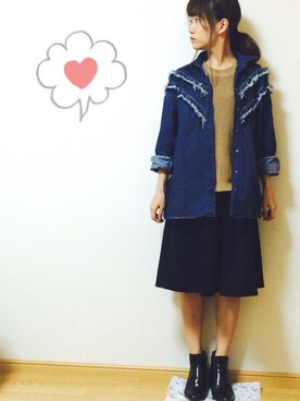 くれさん（レディース・158cm）の秋コーディネート