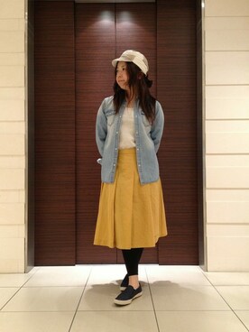 YOKOHAMA STAFF4さん(レディース・153cm)の春コーディネート