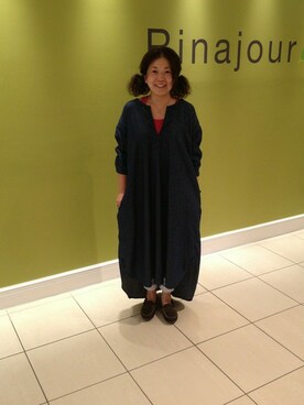 YOKOHAMA STAFF4さん（レディース・150cm）の夏コーディネート