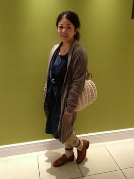 YOKOHAMA STAFF4さん(レディース・150cm)の秋コーディネート