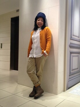 YOKOHAMA STAFF4さん（レディース・150cm）の秋コーディネート