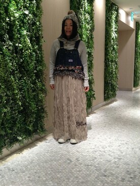 YOKOHAMA STAFF4さん（レディース・150cm）の秋コーディネート