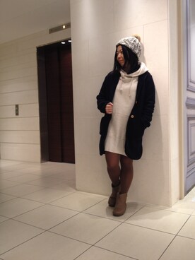 YOKOHAMA STAFF4さん（レディース・147cm）の秋コーディネート