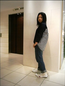 YOKOHAMA STAFF4さん（レディース・153cm）の秋コーディネート