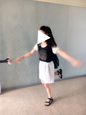 「present（プレゼント）のアイテム（その他）」を使った、tktkさん（レディース・161cm）の夏コーディネート