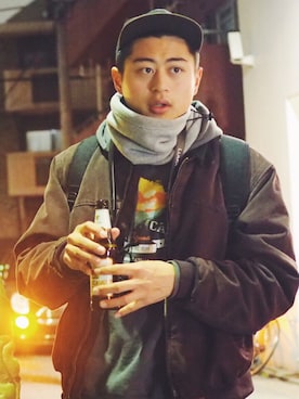 「無印良品（ムジルシリョウヒン）のアイテム（その他）」を使った、shoheiさん（メンズ・181cm）の春コーディネート