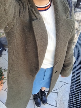 「COMME CA DU MODE（コムサデモード）のアイテム（ブーツ）」を使った、noka さん（レディース・163cm）の冬コーディネート