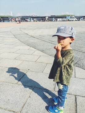 そーさんさん（キッズ・90cm）の秋コーディネート