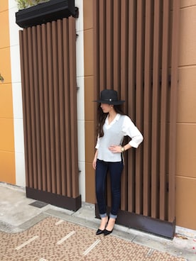 猿渡 麻衣さん（レディース・158cm）の春コーディネート