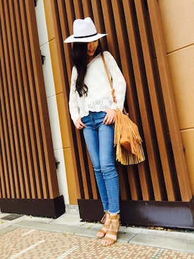 猿渡 麻衣さん（レディース・158cm）の春コーディネート