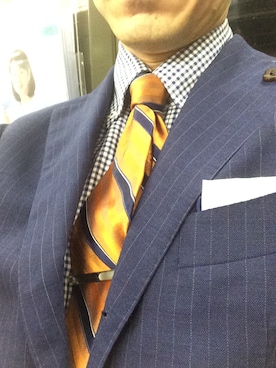 「スーツ」｜toshixさん（メンズ・177cm）の秋コーディネート