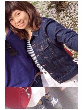 小林慧美さん（レディース・158cm）の春コーディネート