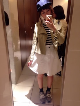 小林慧美さん（レディース・158cm）の春コーディネート